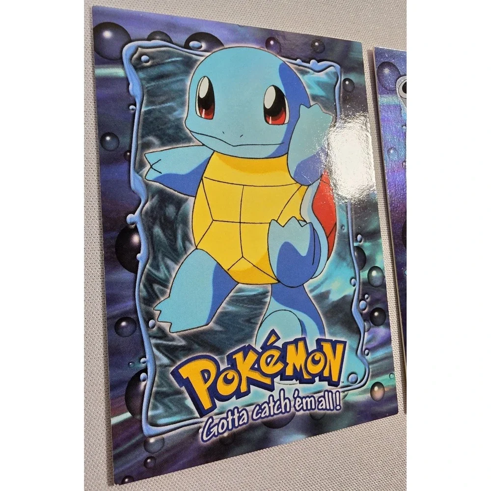 Topps 1999 Pokemon Movie Squirtle & Blastoise Chrome E9 - Unlimited NM